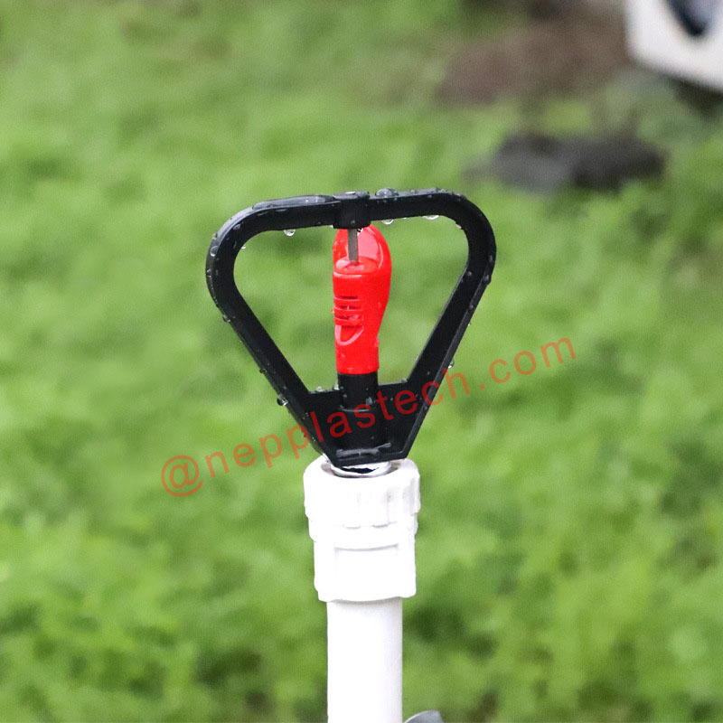 1\/2 pulgada en forma de mariposa huerto y jardín césped riego automático rotación aspersor