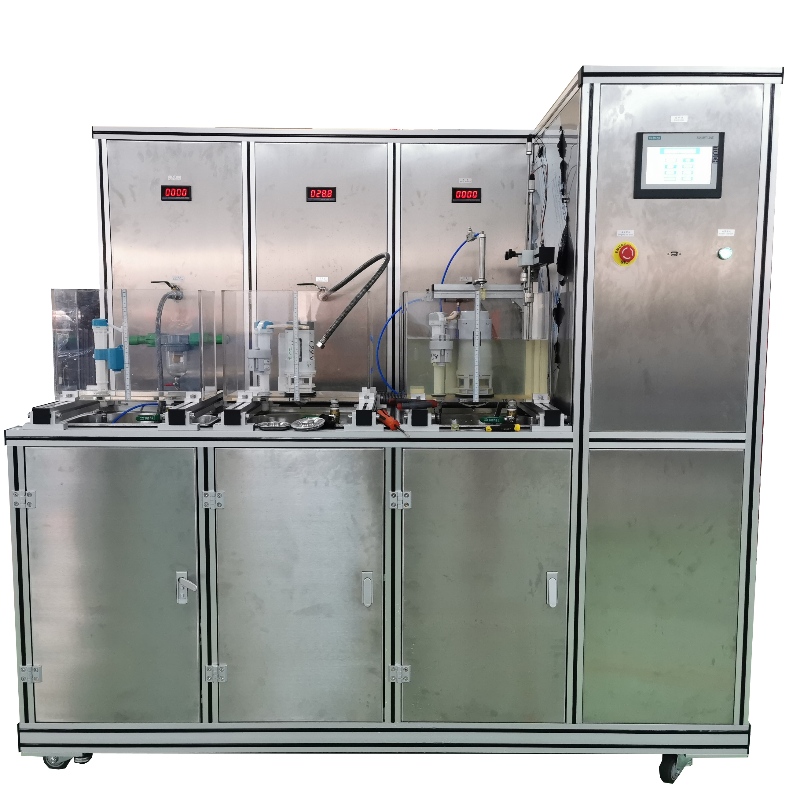 WY67 Válvulas de drenaje de ingesta de cisterna de inodoro Accesorios Accesorios de tanque de agua de WC Máquina de prueba