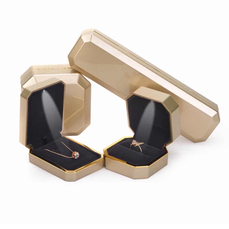 Joyero de plástico FL-PA0006 con luces LED