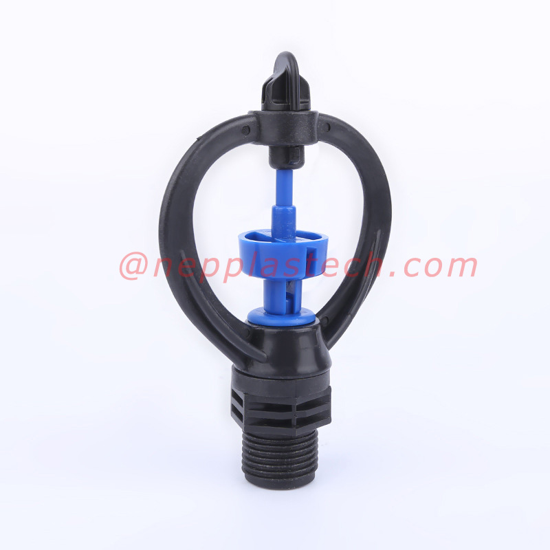 Rociador 360 Distancia media completa micro aspersores circulares 3\/4 pulgadas Aspersor giratorio de riego