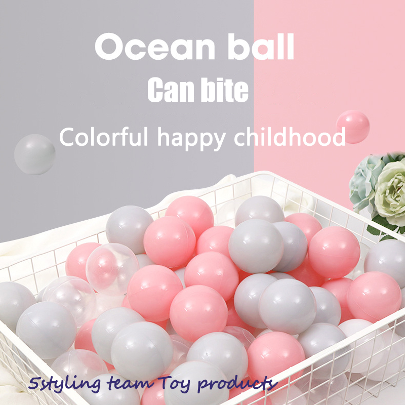 Naughty Fort custom ocean ball Bobo ball 5.5 / 6/7/8 makalon engrosada protección del medio ambiente juguete bola de plástico al por mayor
