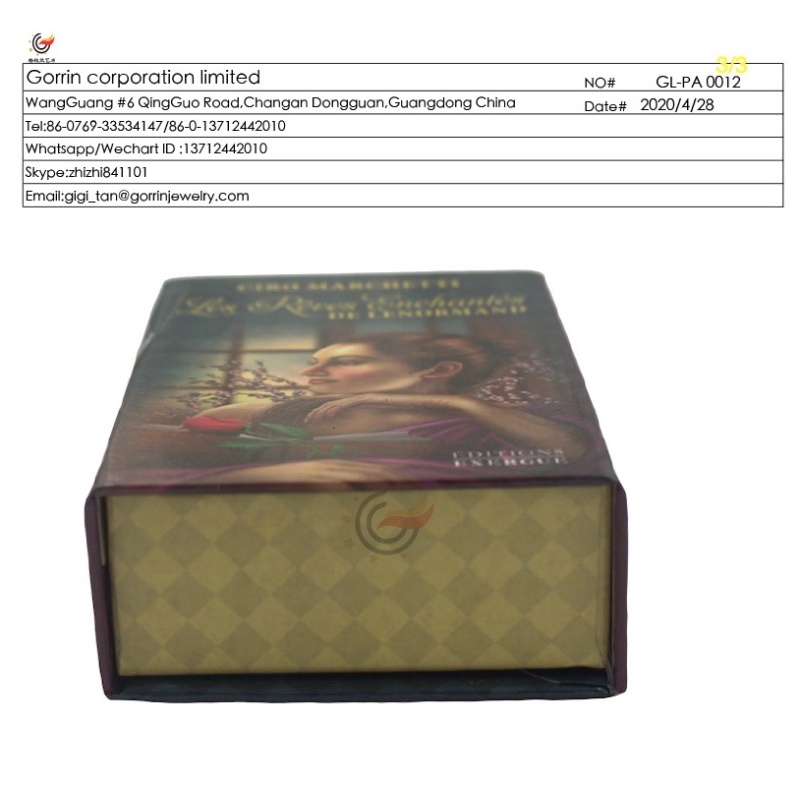 GL-PA0012 cajas de regalo de perfume