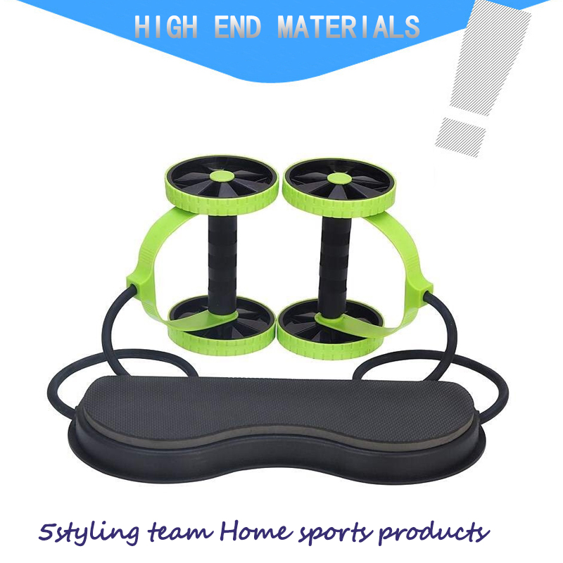 Máquinas de tracción recta polivalente nacional doble rueda abdominal sanitario Tensor cuerda abdominal rueda de salud