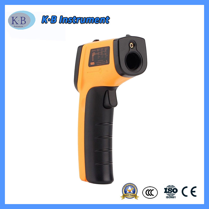 Termómetro industrial digital sin contacto, lcd láser que muestra termómetro digital gm320 infrarrojo