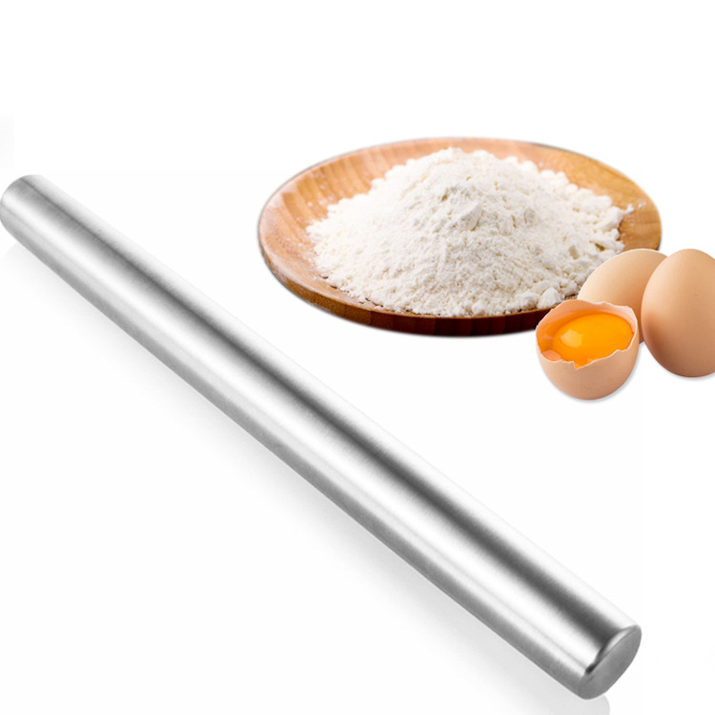 Rodillo de bola de masa hervida de alta calidad para hornear rollo de cocina antiadherente cocina acero inoxidable rodillo