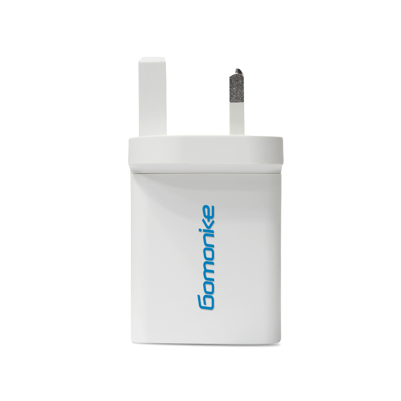 Adaptador de enchufe de Inglaterra, cargador de pared dual USB 2.1A compatible con teléfonos iPhone, Samsung, LG, Android