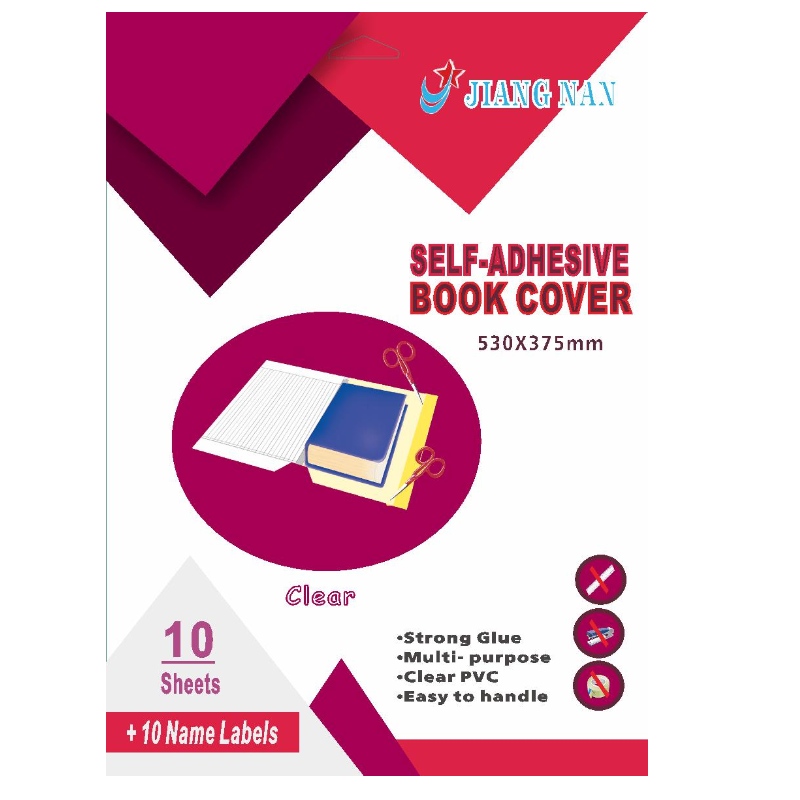 Película de cubierta de libro de plástico transparente adhesiva transparente autoadhesiva