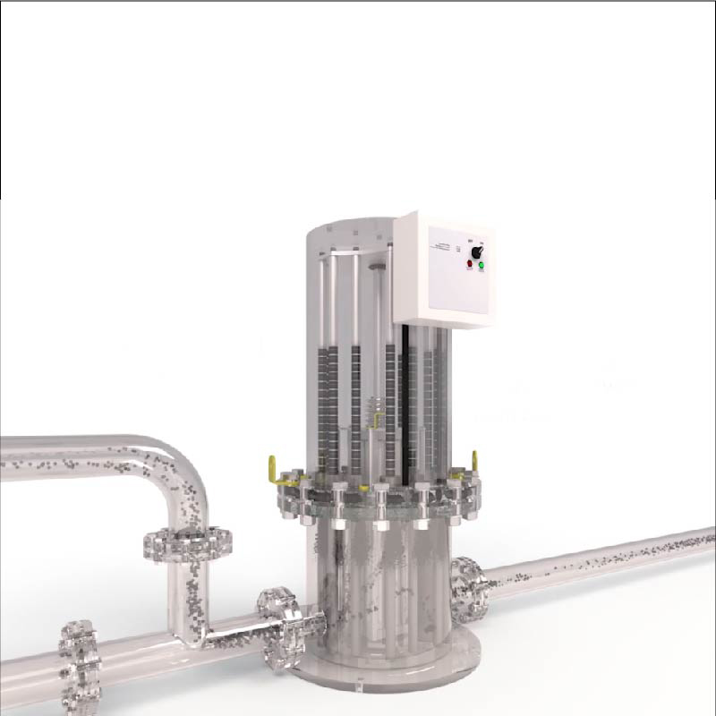 En la carcasa Separadores que protegen el equipo Instalación de la brida de presión