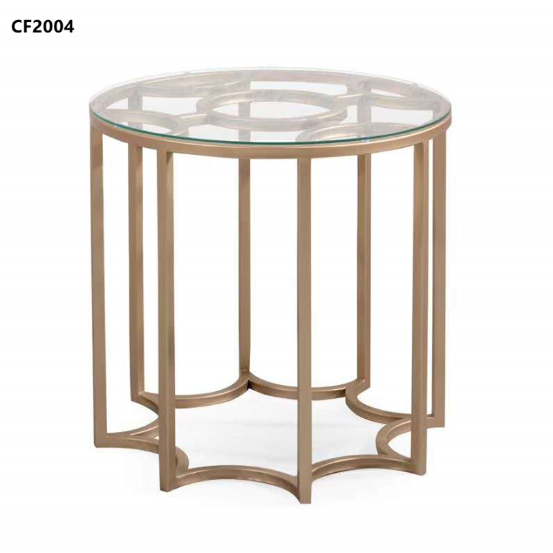 Mesa auxiliar de acero inoxidable, mesa auxiliar de hierro forjado Muebles para hoteles Suministros para hoteles