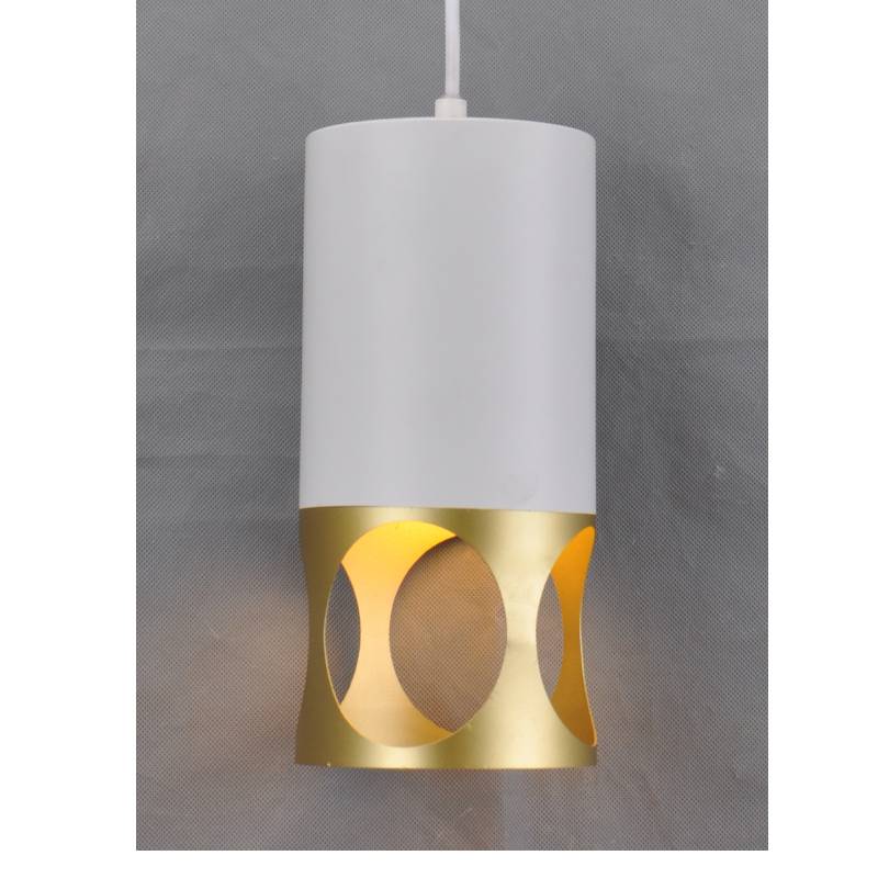 Candelabro moderno - 1, blanco + dorado