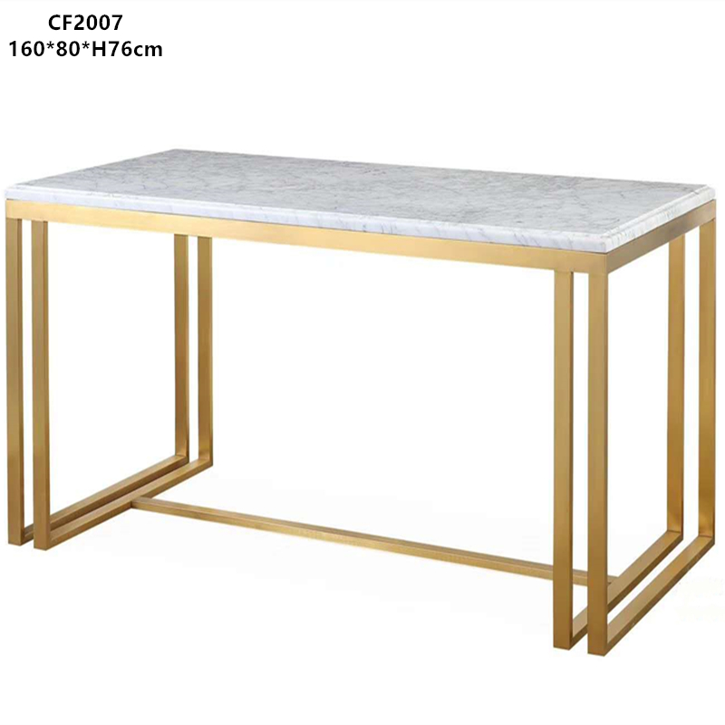 Mesa de comedor, mesa de metal, mesa de madera maciza, mesa de mármol, mesa de hotel