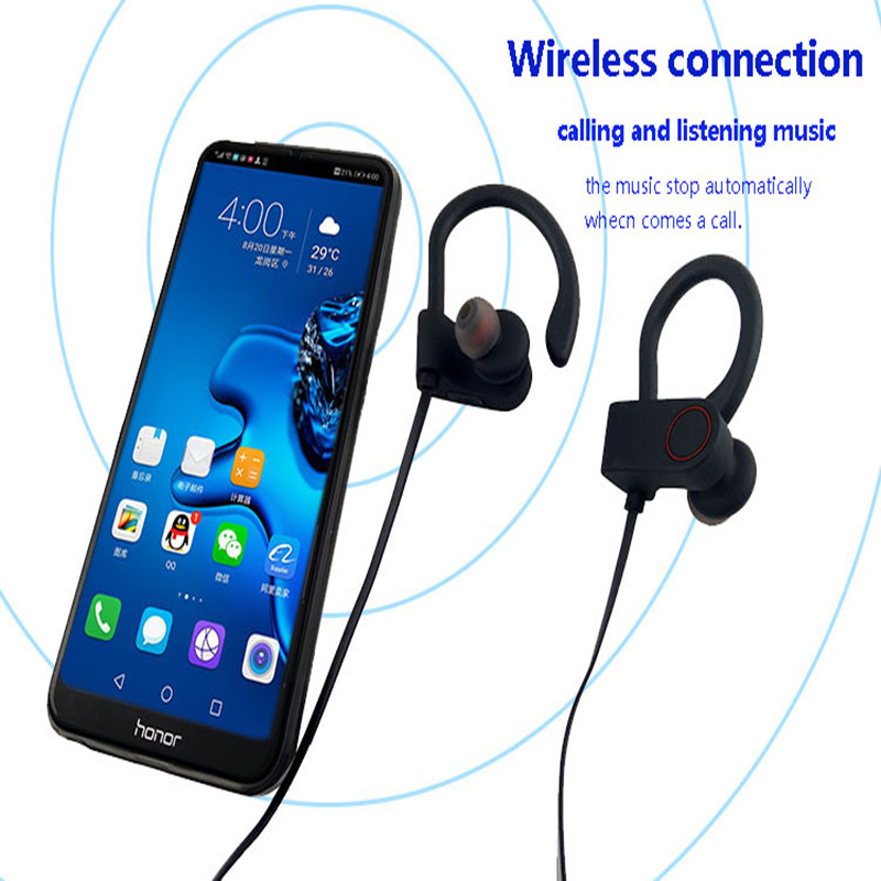 Auriculares inalámbricos Bluetooth con gancho para la oreja cómodo y atmosférico