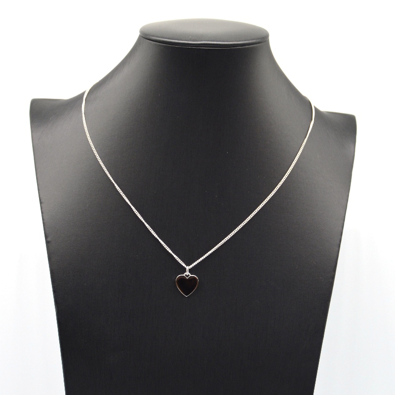 Collar colgante en forma de corazón de acero inoxidable rfbnck0177
