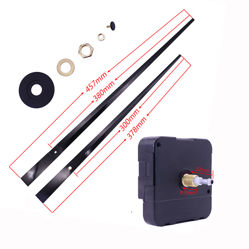 HR1688 Mecanismo de reloj de eje I de alto torque de 17 mm y manecillas de reloj serpentinas