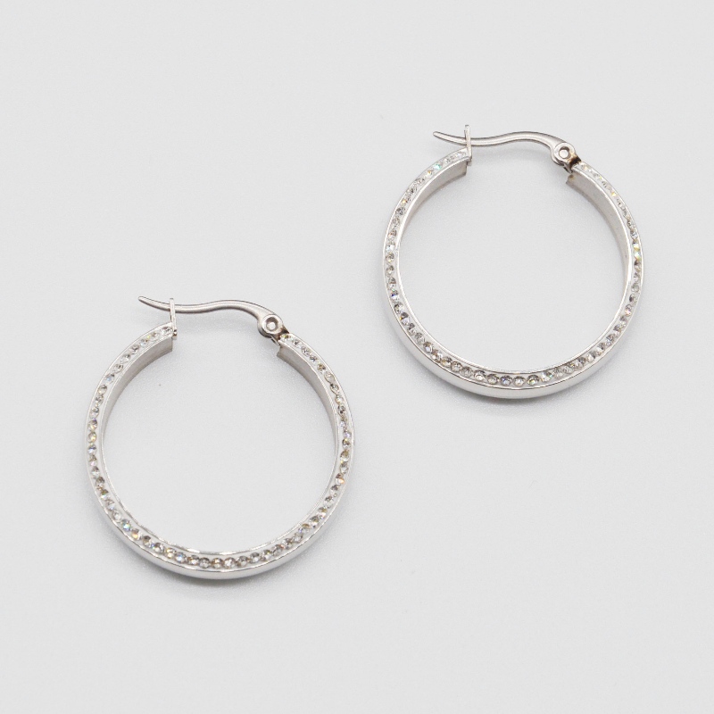 Aros cilíndricos de piedra adhesiva rfber0020