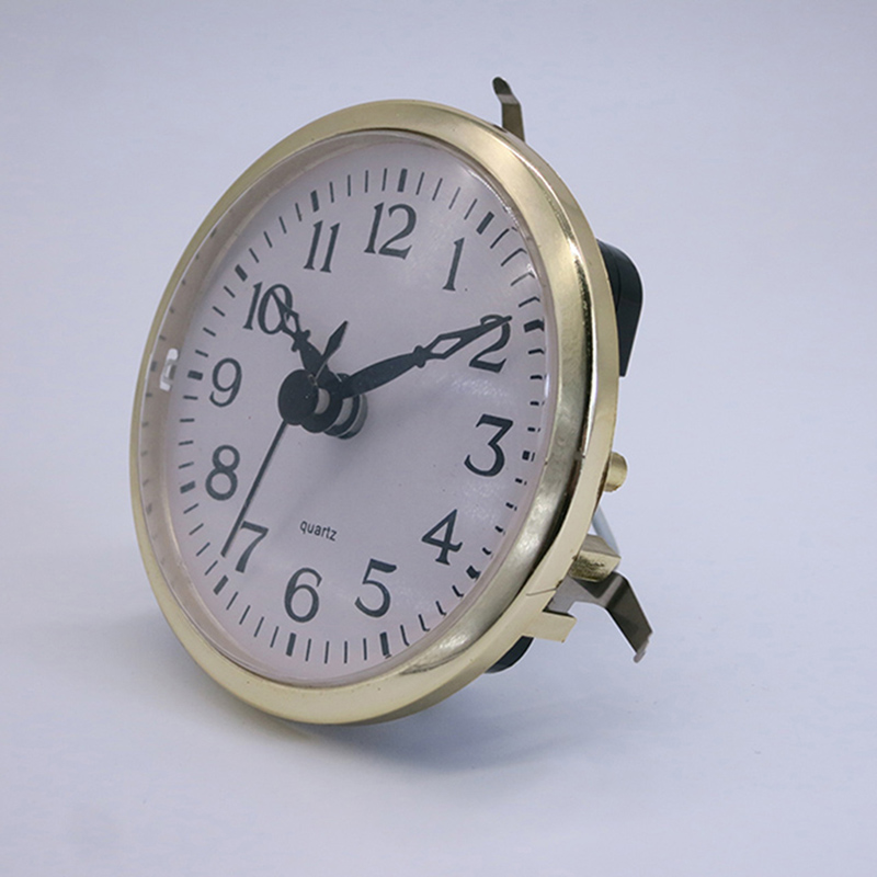 inserción de reloj de pared de oro de 75 mm de diámetro
