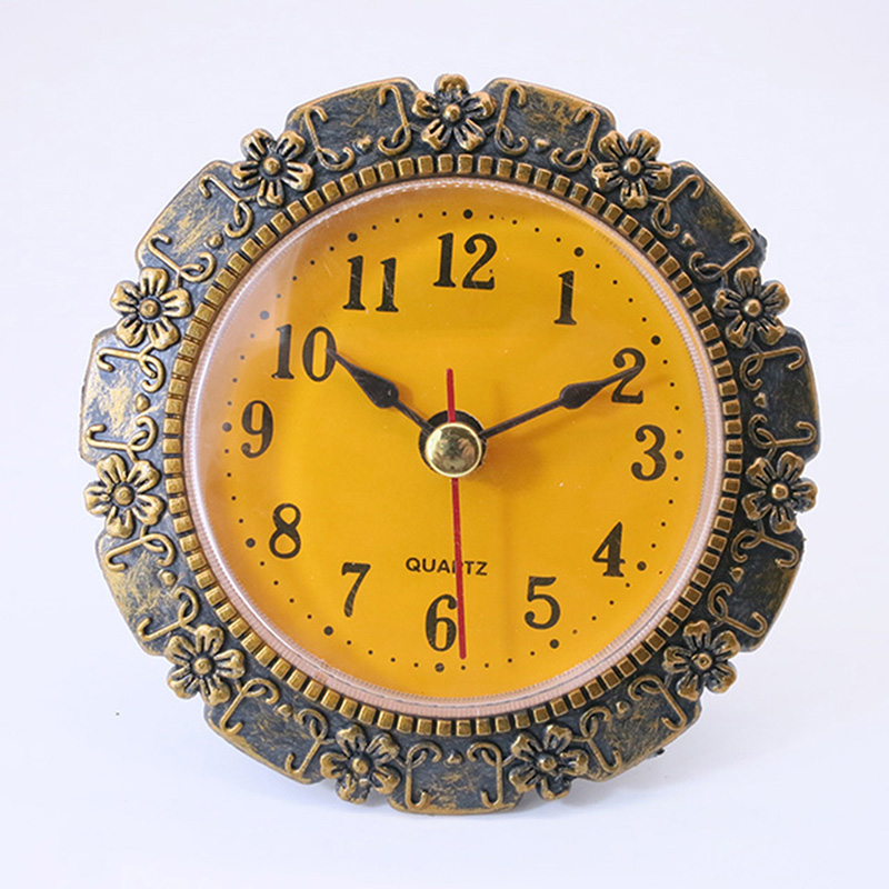 Diámetro 80MM Ciruela Reloj de pared antiguo inserto