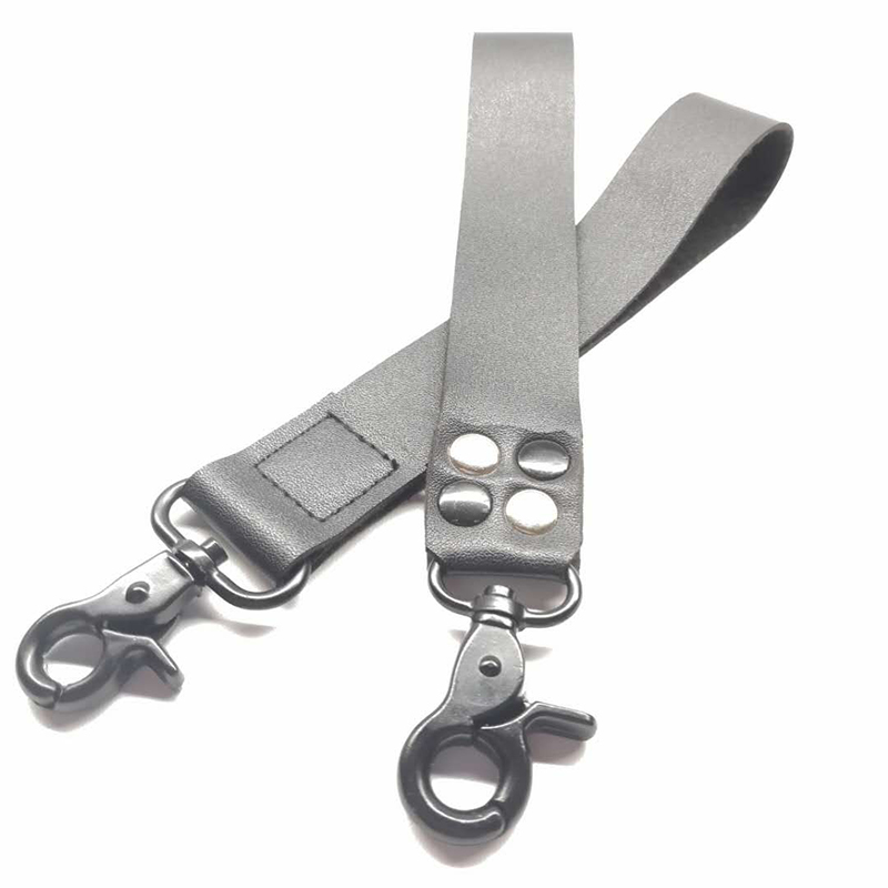 Cordón personalizado de fábrica cordón de cuero al por mayor cuerda de mano corta cuerda clave personalizada