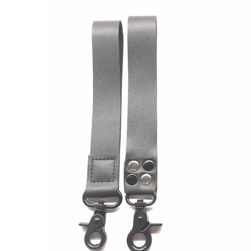 Cordón personalizado de fábrica cordón de cuero al por mayor cuerda de mano corta cuerda clave personalizada