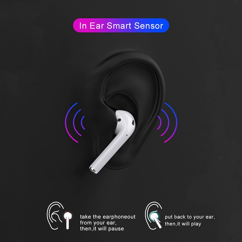 TWS Auricular Bluetooth i28 HD Calidad de sonido Operación táctil