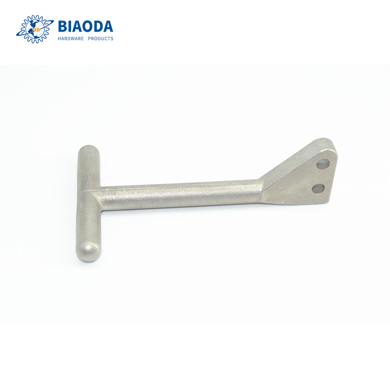 Pinza de acero inoxidable 304, abierta.