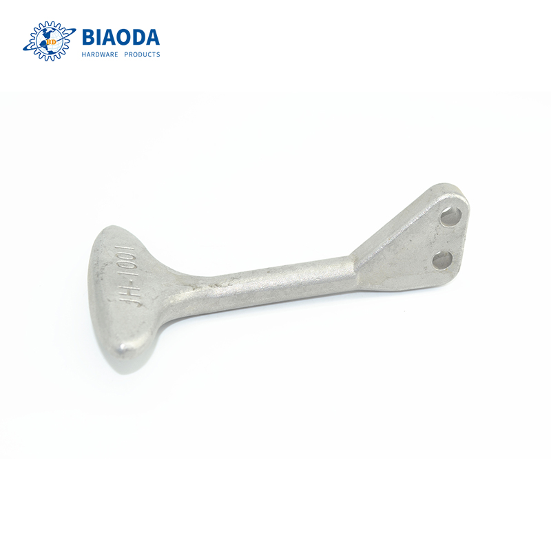 Pinza de acero inoxidable 304, abierta.