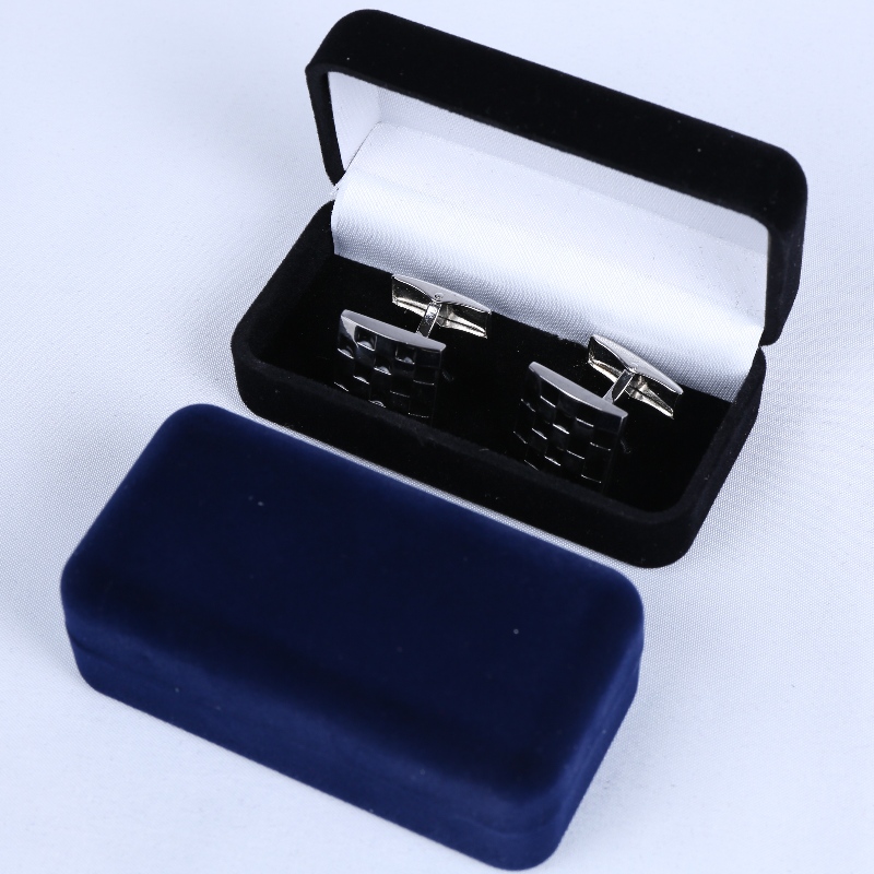 Artículo Caja de terciopelo de forma redonda D-68S para gemelos, alfiler de corbata, insignia, etc. mm. 75 * 38 * 28, pesa alrededor de 30 g