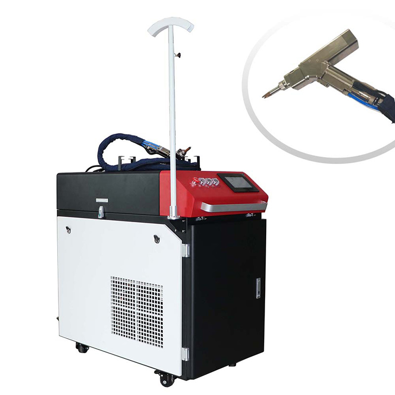 Con cabeza de Wobble máquina de soldadura láser de fibra automática de alta calidad para acero inoxidable hierro aluminio cobre cobre