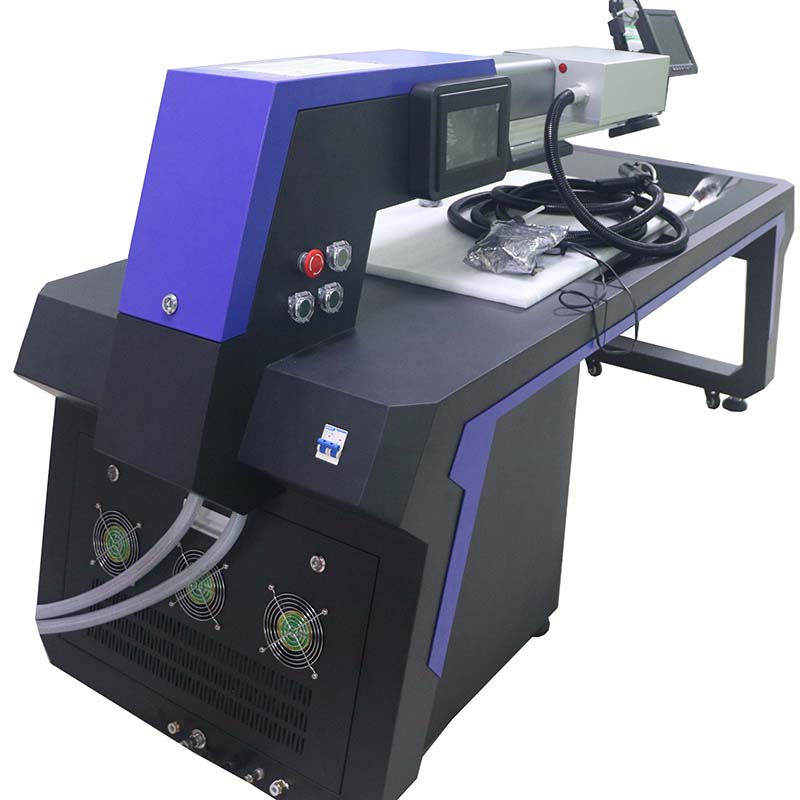 Hoja de acero inoxidable galvanizado LED al aire libre Carteles publicitarios Publicidad Handheld YAG Channel Letter Laser Welding Machine