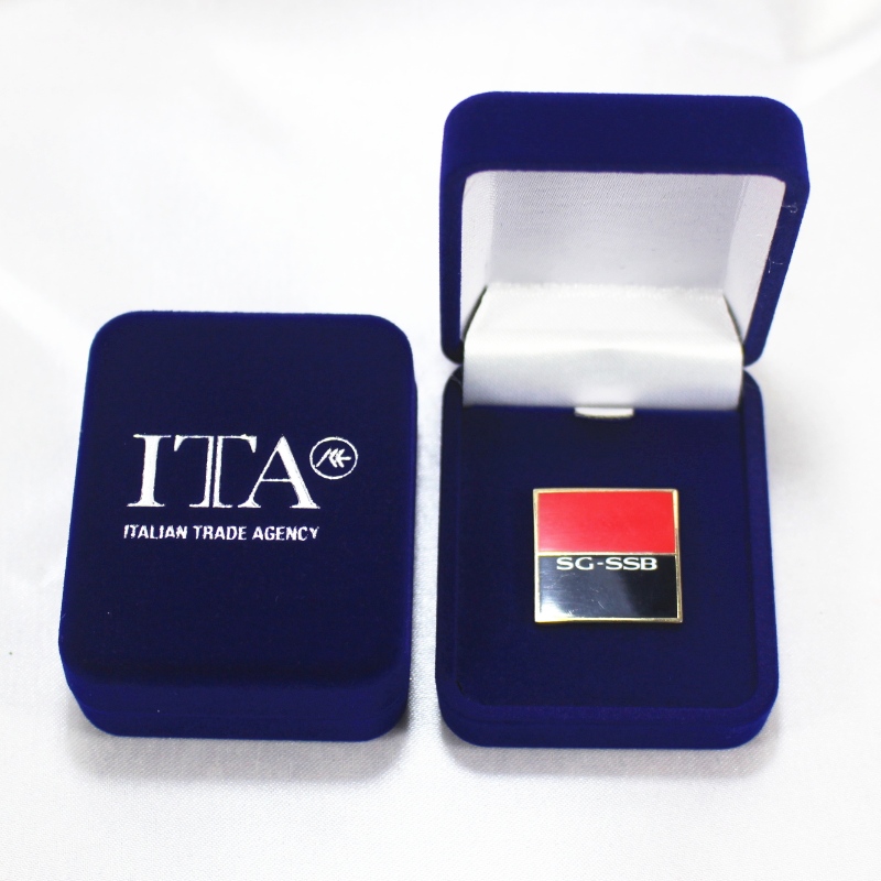 Proyecto F - 10 placa circular de terciopelo o caja de monedas, mm.45 * 55 * 22, aproximadamente 23 G.