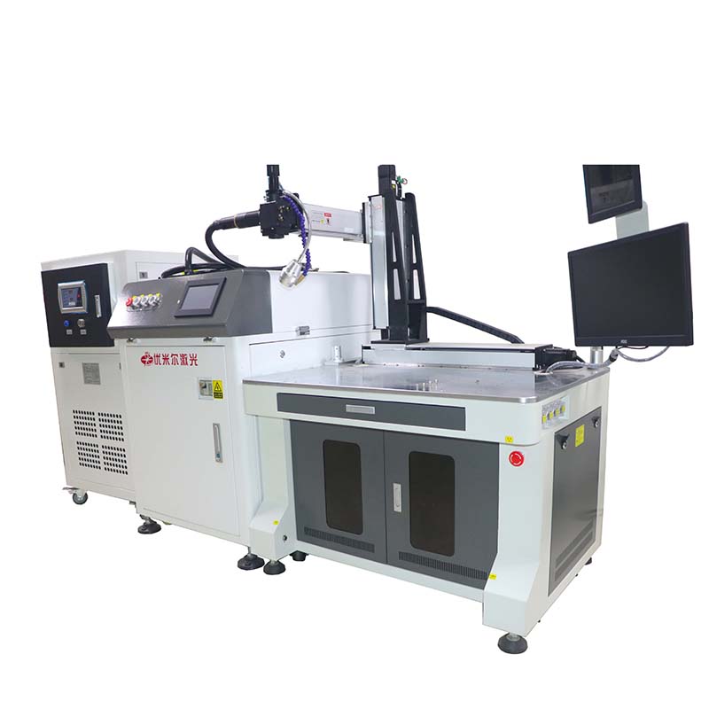 Máquina de soldadura automática de soldadura por láser de cnc de fibra óptica de acero inoxidable de metal de alta potencia automática