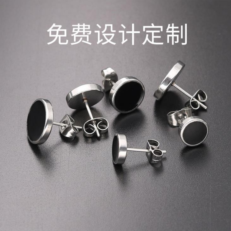 Pendientes de gota de cristal directo de fábrica pendientes de plástico, pendientes de cristal transparente caída de plástico PVC gota de plástico proceso personalizado