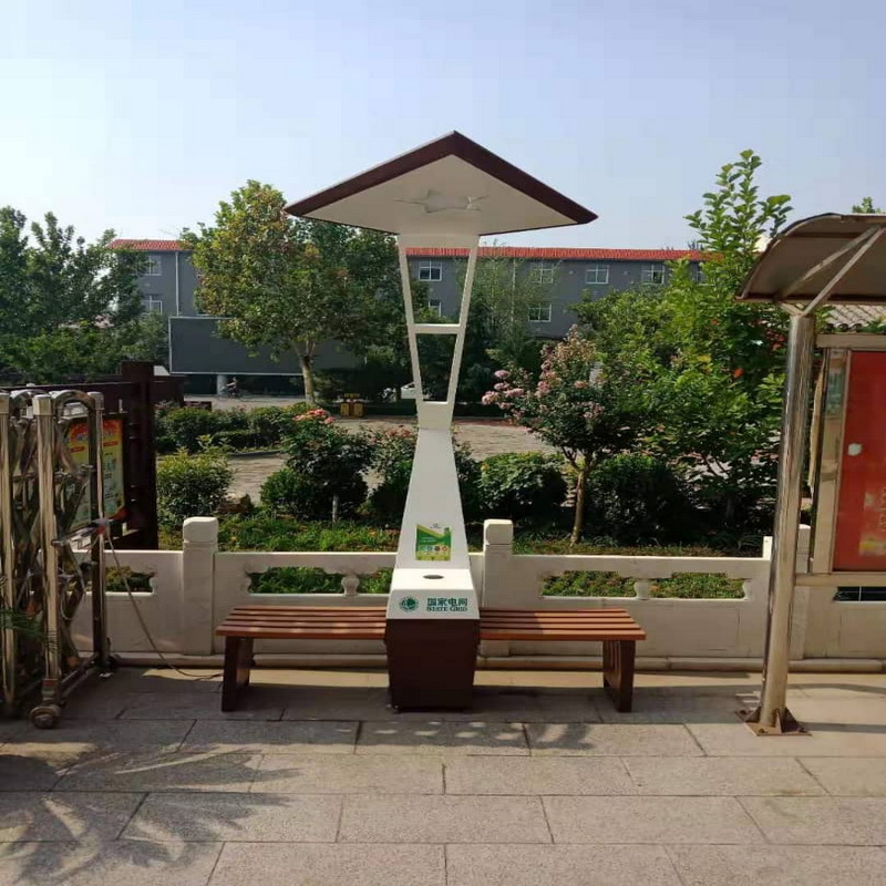 Carga USB Smart Wifi Banco de jardín al aire libre de diseño más nuevo