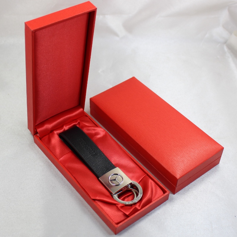 Artículo Caja de papel de cuero sintético rectangular V-10L para medalla e insignia de 50 * 120 mm, etc. mm. 69 * 148 * 30, pesa alrededor de 98 g