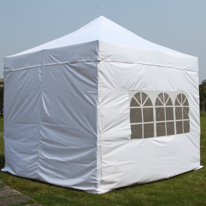 Carpa plegable con toldo de 10'x15 'con bolsa de transporte, toldo para fiestas comerciales instantáneas con altura ajustable