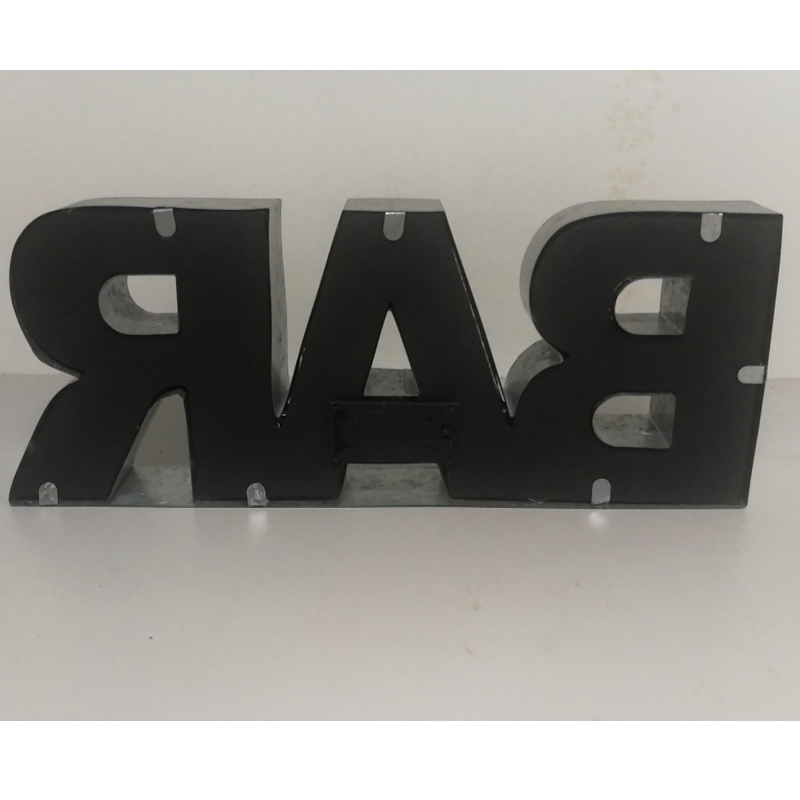 3D LED Metal Tin Bar Sign LED Letter Sign Marquee Letter Light Lamp para Bar Cafe Shop