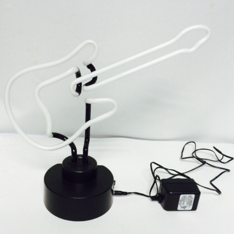 Luces guitarras de neón personalizadas, señales de neón decoradas.