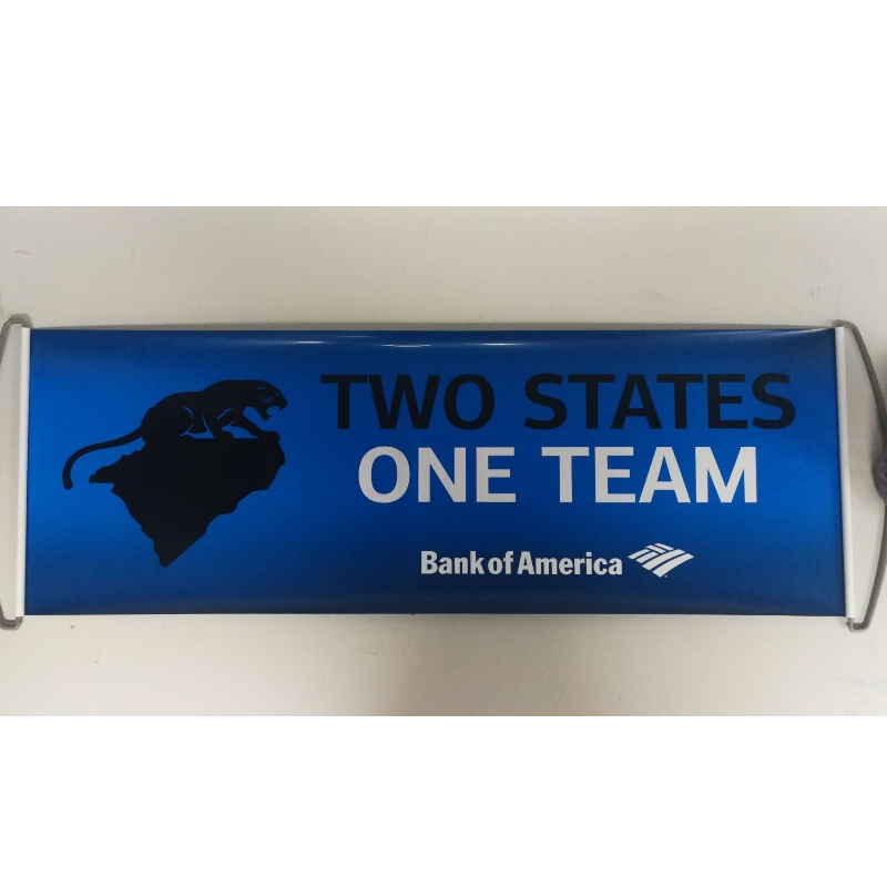 Logotipo personalizado Hand-hand Roller Banner- Panthers 24x68CM