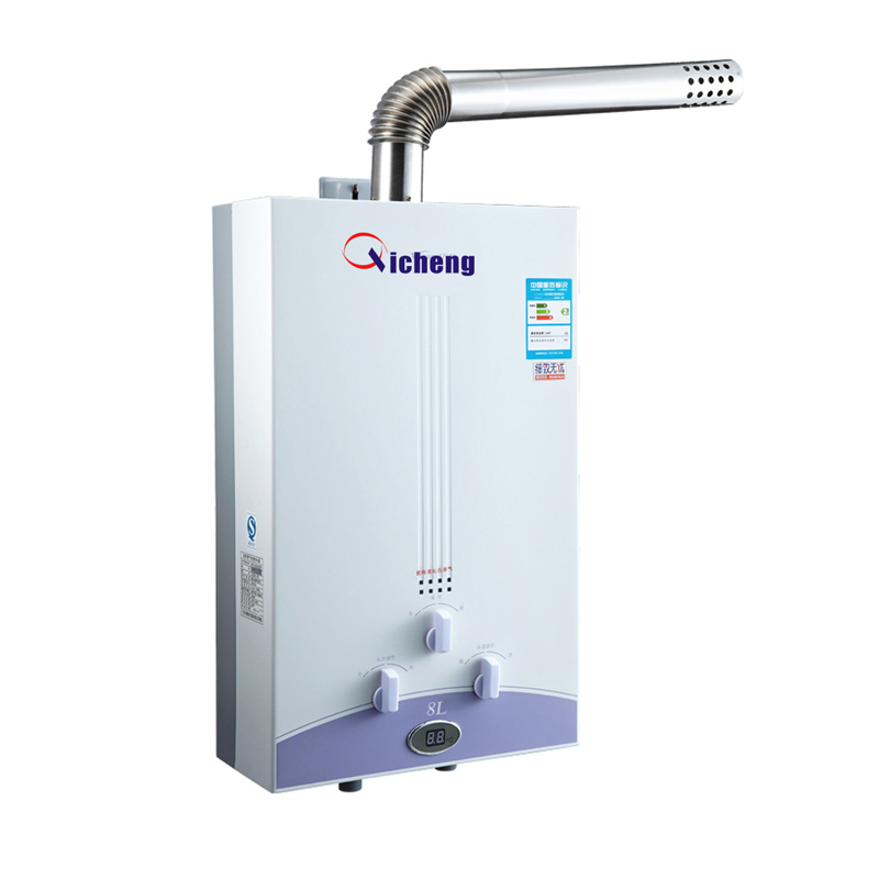calentador de agua de gas de interior tipo baño forzado