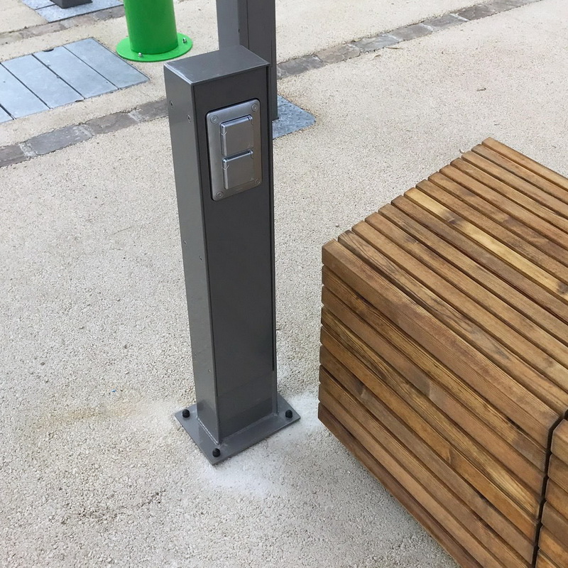 Estación de carga USB solar inteligente de alta calidad y precio barato