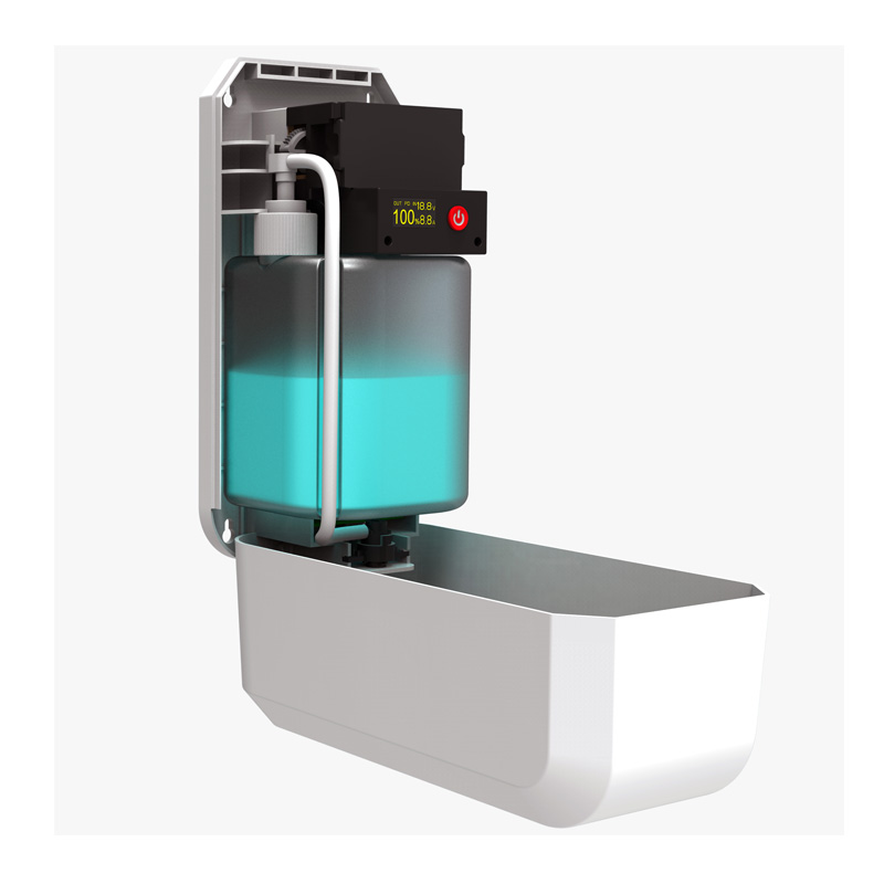 Eléctrico 1200 ml Jabón automático Desinfectante de manos Sensor Dispensador Gel Líquido Dispensador automático de desinfección para pared