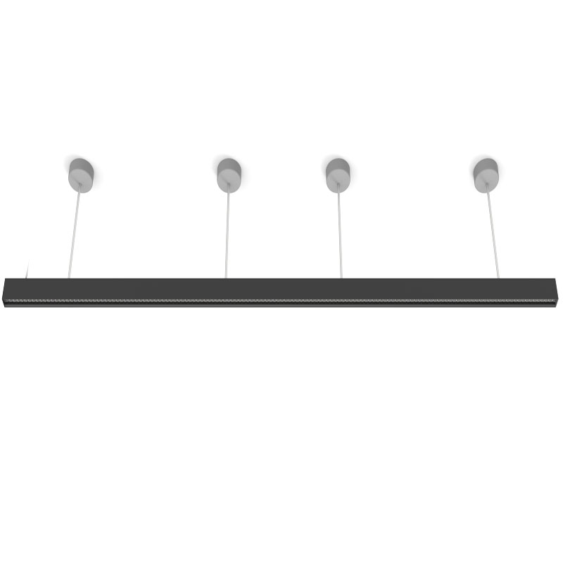 Solución enlazable UGR u003C16 antideslumbrante sin tornillos Luz lineal LED para aula de oficina centro comercial tienda de moda