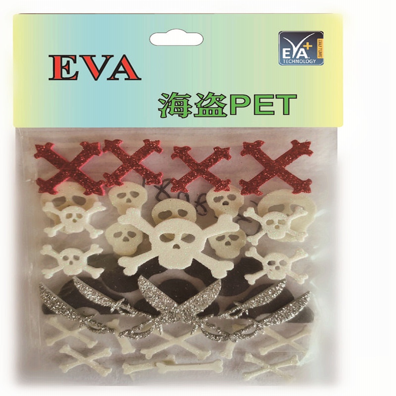 Pegatinas de espuma PET Espuma Glitter PET Forma de espuma PET