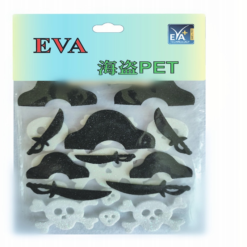 Pegatinas de espuma PET Espuma Glitter PET Forma de espuma PET