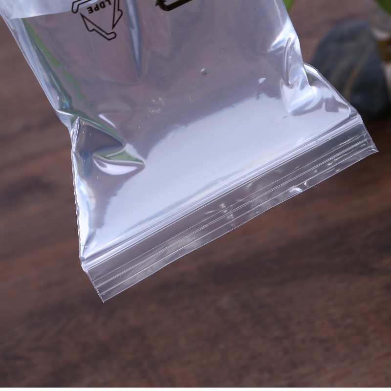 Bolsa de auto sellado transparente LLDPE personalizable