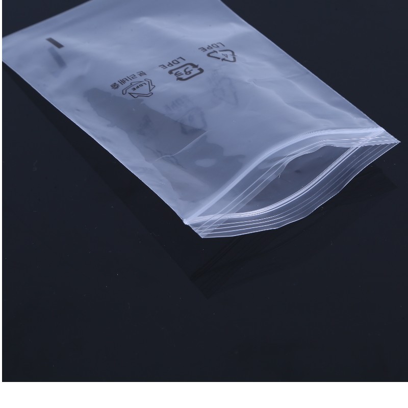 Bolsa de auto sellado transparente LLDPE personalizable