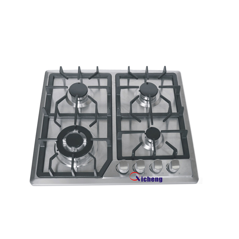 Bulit superior de vidrio de marca OEM en quemadores de gas tipo 4 quemadores