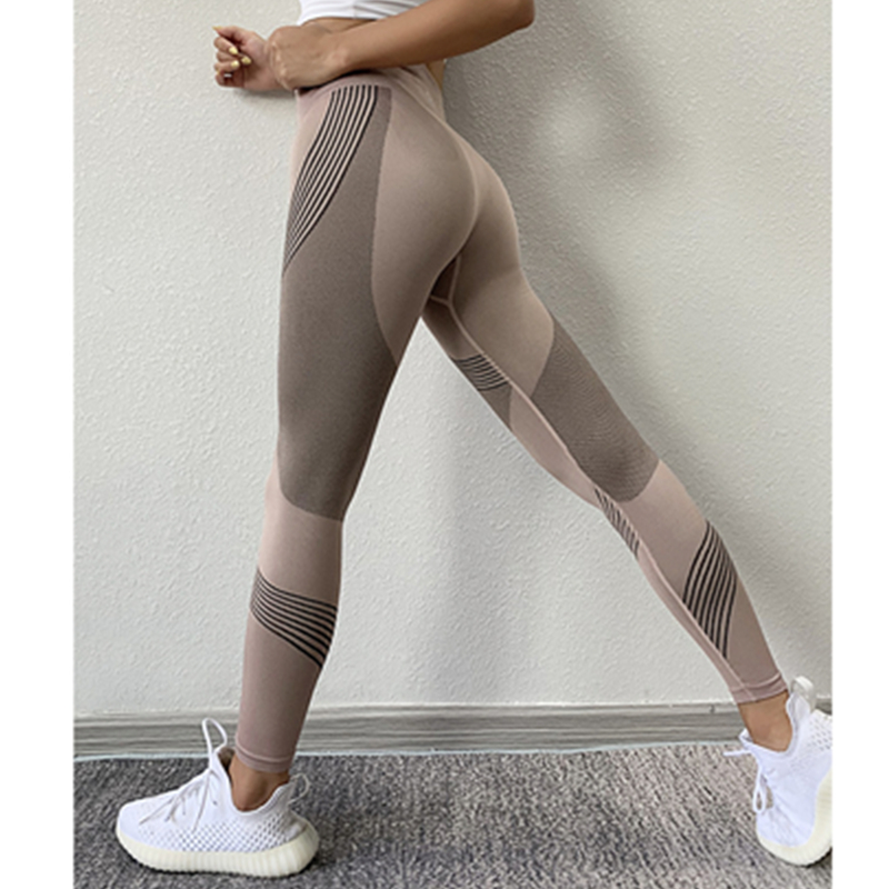 Pantalones ajustados pantalones de yoga de cintura alta para mujeres que ejecutan pantalones deportivos de fitness