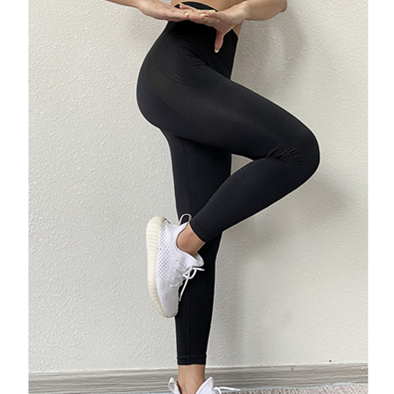 Pantalones ajustados pantalones de yoga de cintura alta para mujeres que ejecutan pantalones deportivos de fitness