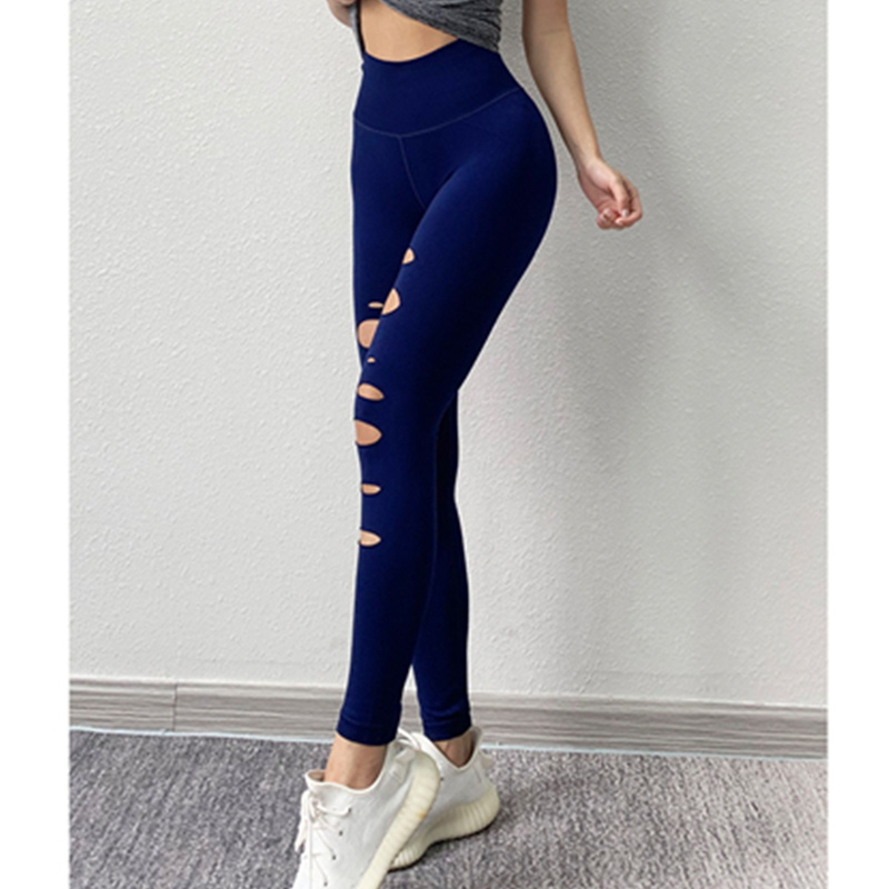 Pantalones de gimnasia de yoga para mujer, leggings de gimnasia ajustados y elásticos